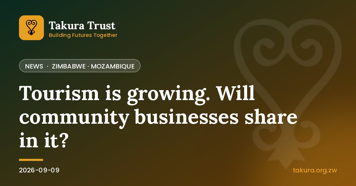 Tourism is growing. Will community businesses share in it?