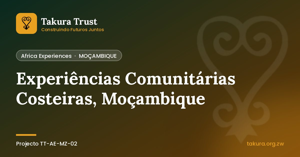 Experiências Comunitárias Costeiras, Moçambique