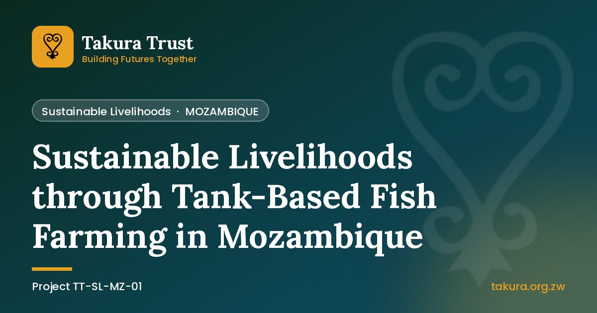 Sustainable Livelihoods through Tank-Based Fish Farming in Mozambique